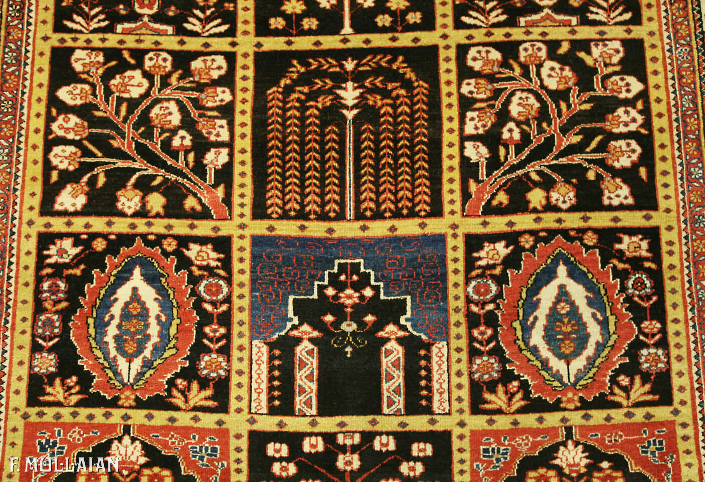 Signed and Dated Bakhtiari “Kheshti” Rug n°:21766031