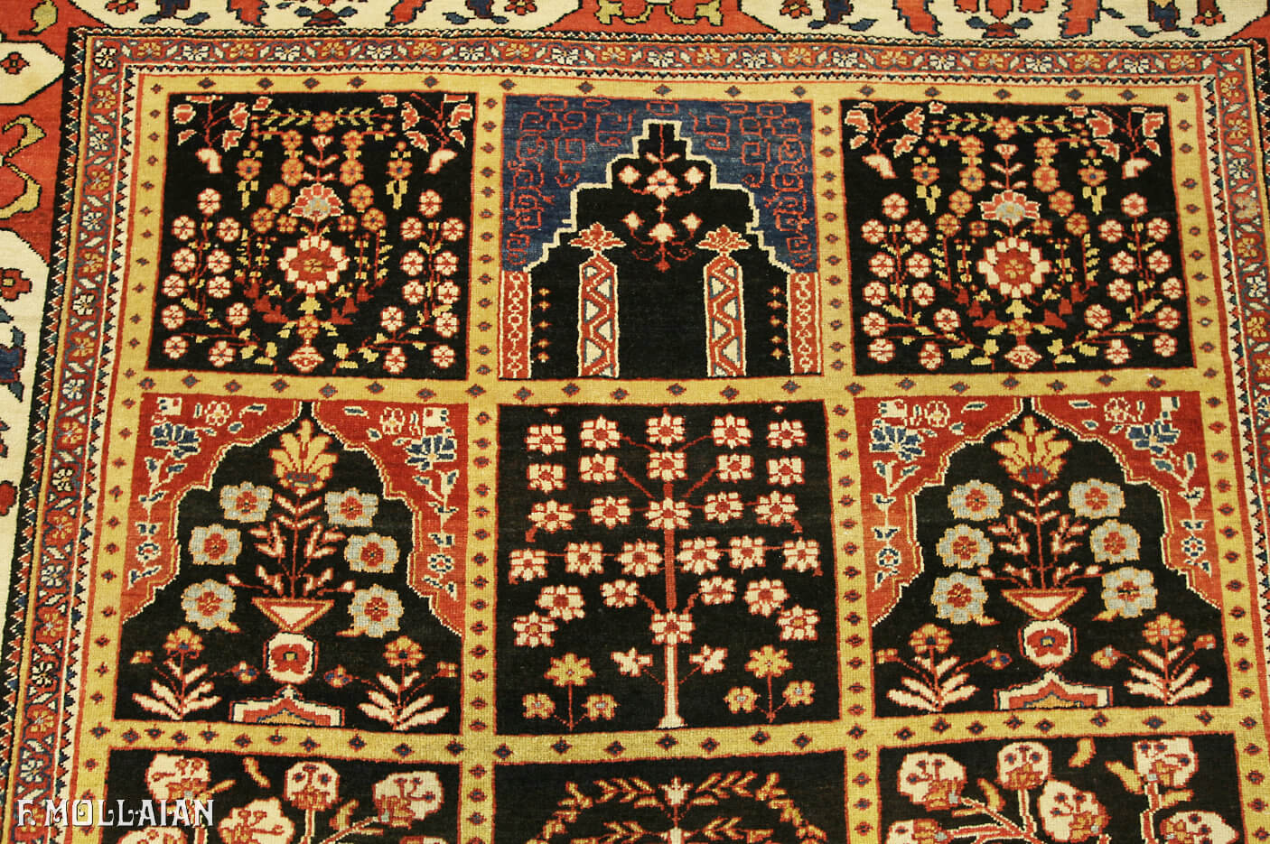 Signed and Dated Bakhtiari “Kheshti” Rug n°:21766031