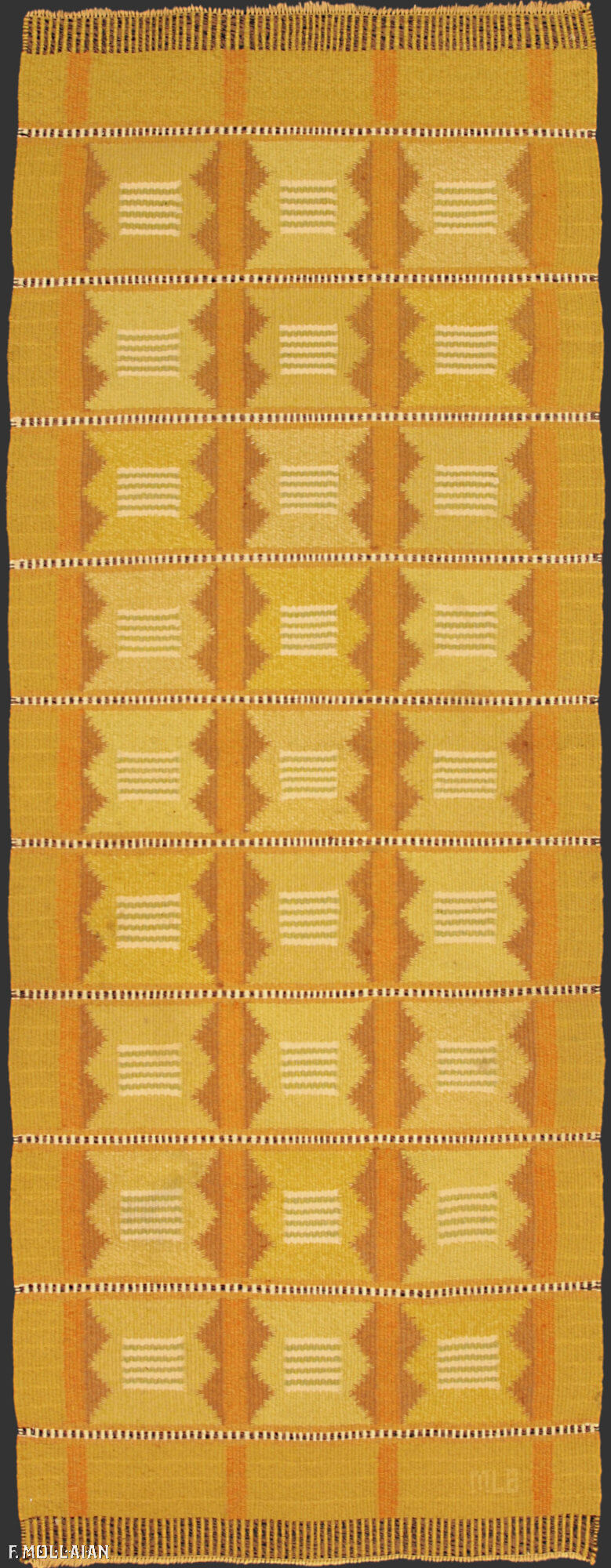 Semi-Antiker Schwedisch Kilim n°:51376341