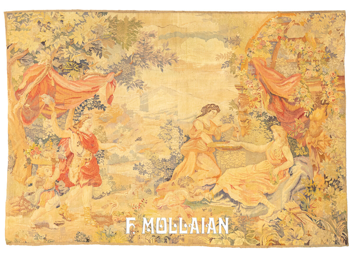 Antique Tapestry Figurative n°:417488