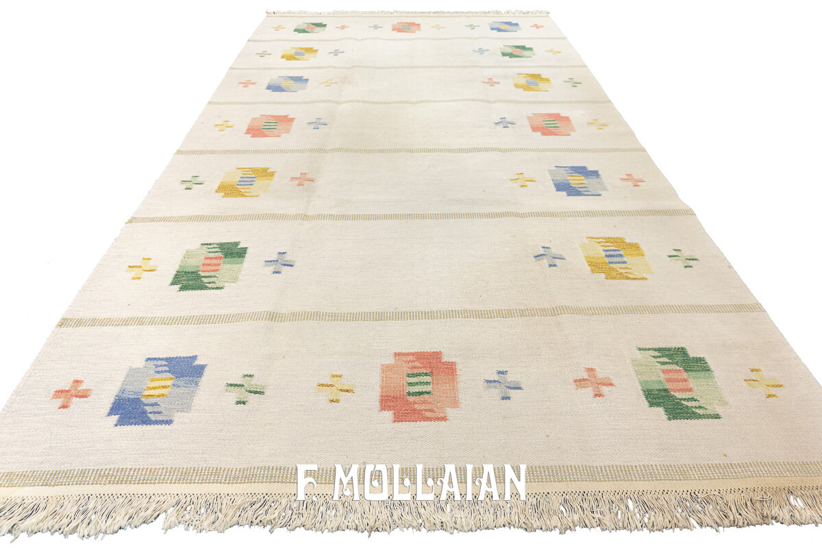 Rollakan Swedish Scandinavian Rug n°:437177