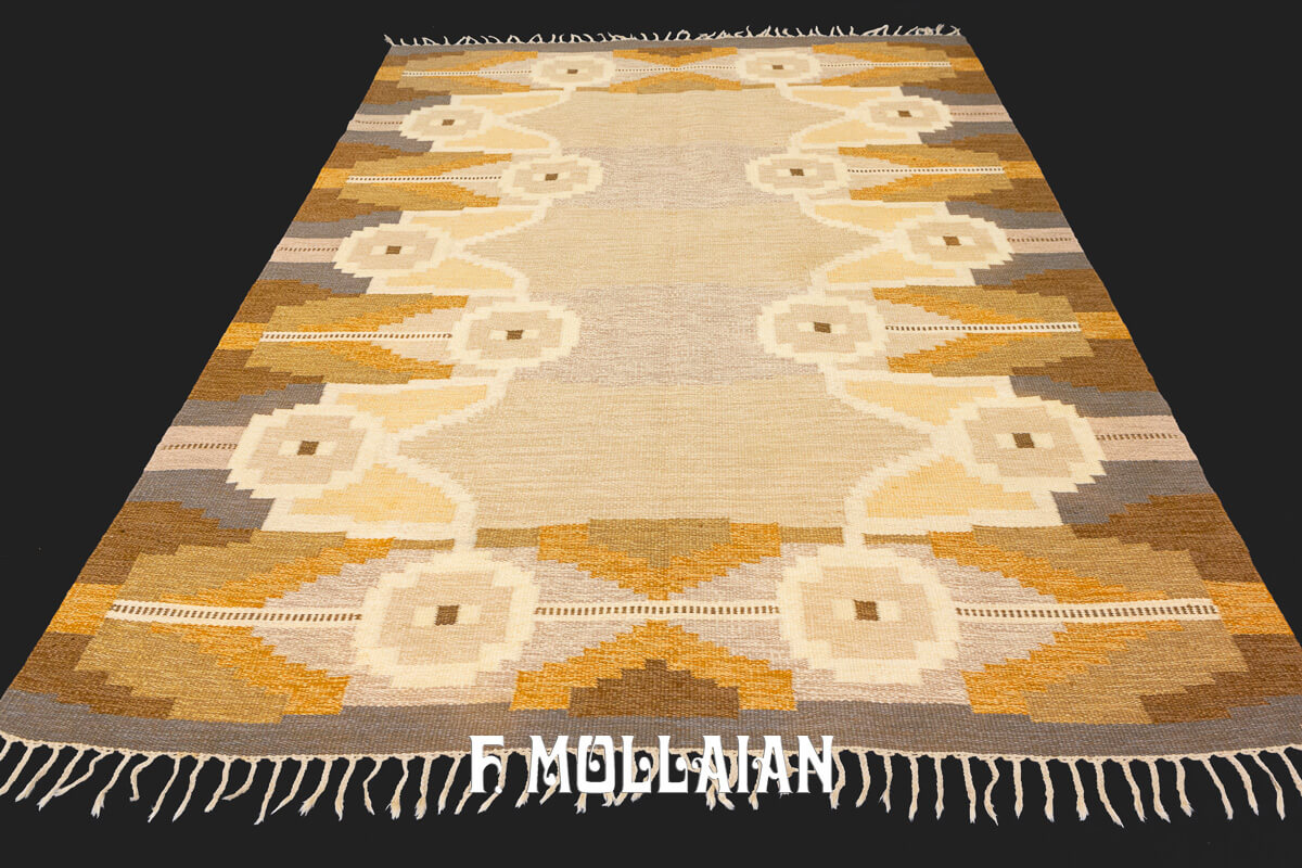 Scandinavian Rollakan Swedish Rug n°:741457