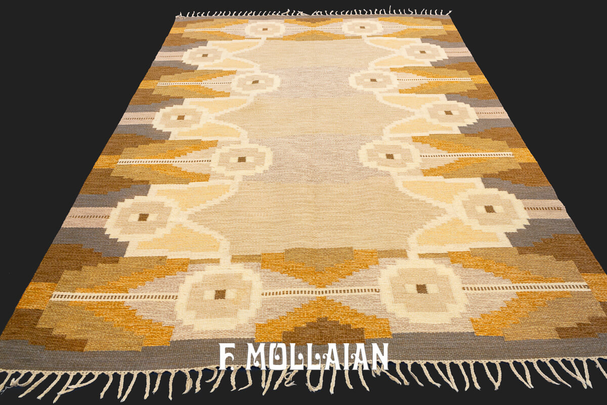 Scandinavian Rollakan Swedish Rug n°:741457