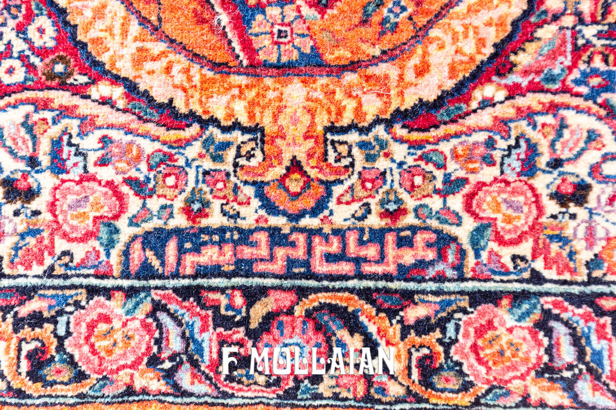 Mashad Amoghli Antique Pictorial Rug  n°:882823