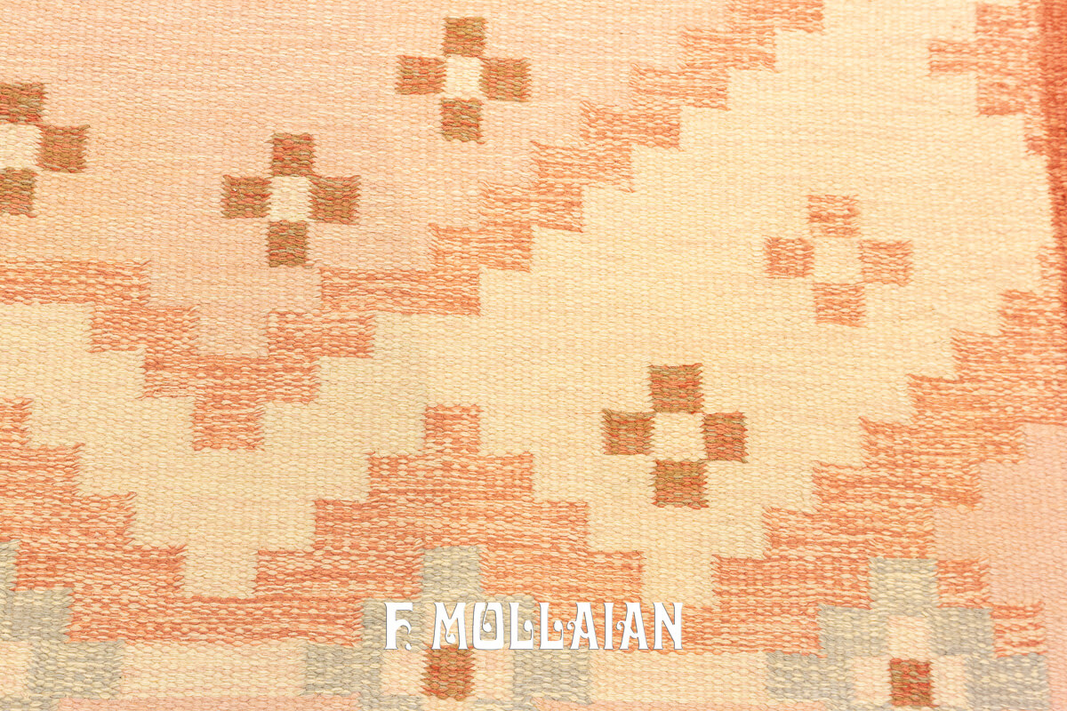 Rollakan Swedish Rug Pink Color n°:953714