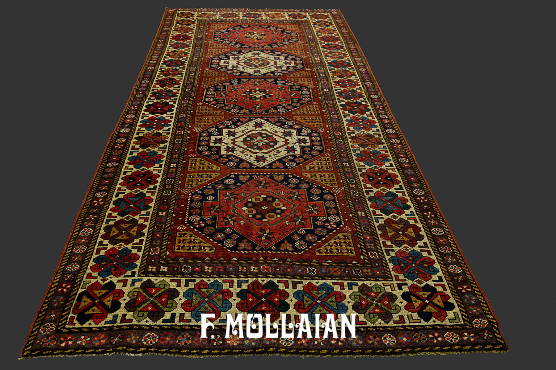 Tapis Antique Shahsavan n°:10843775