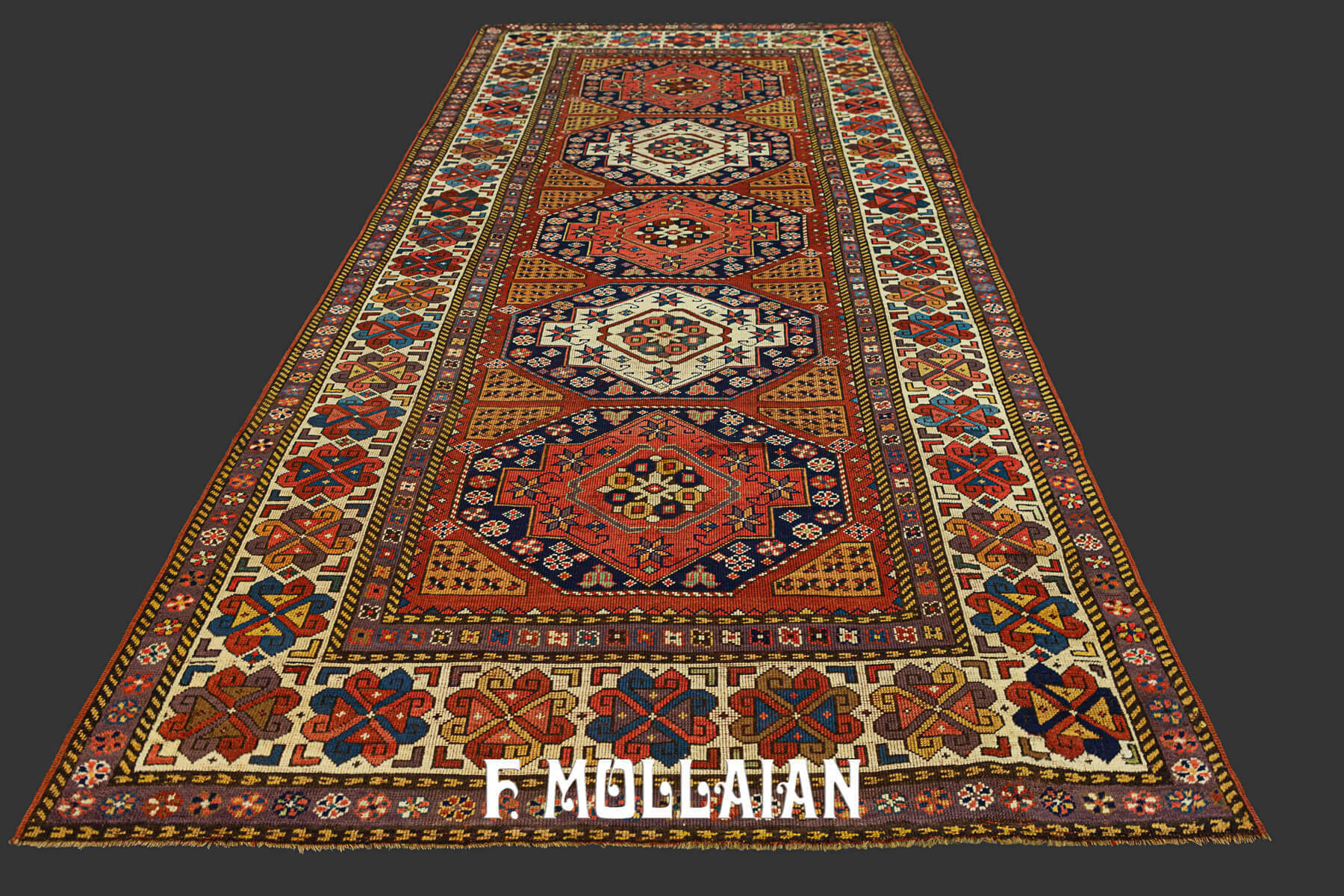 Tapis Antique Shahsavan n°:10843775