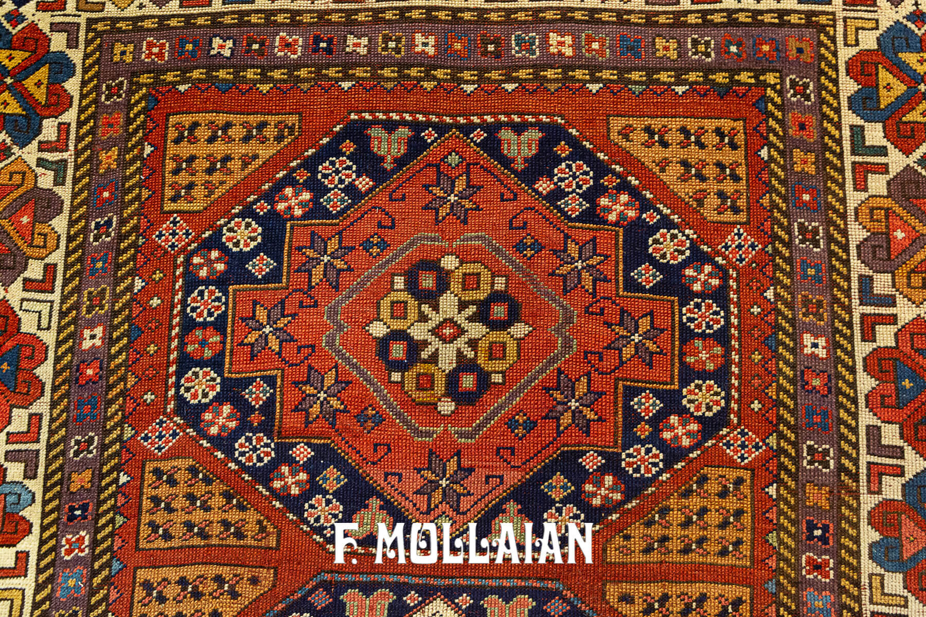 Tapis Antique Shahsavan n°:10843775