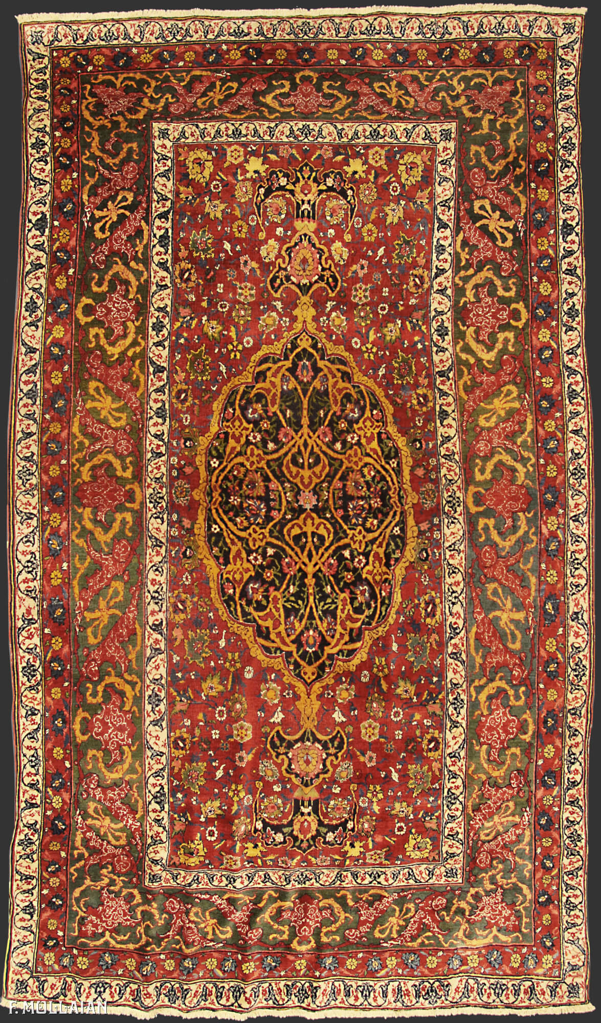 Tapis Persan Antique Bijar (Bidjar) n°:52065932