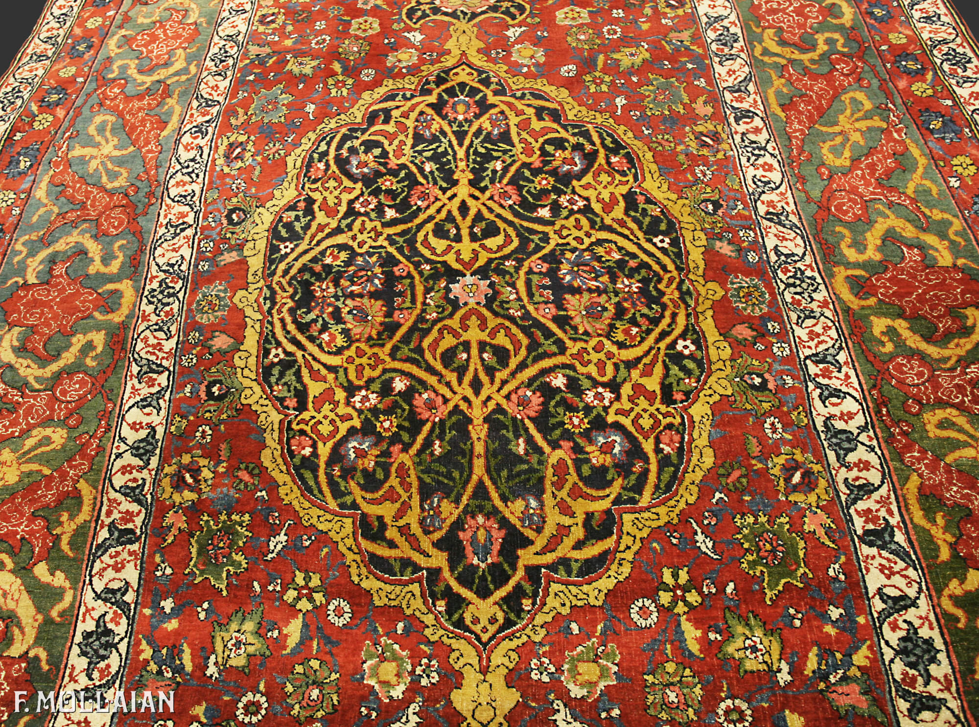 Tapis Persan Antique Bijar (Bidjar) n°:52065932