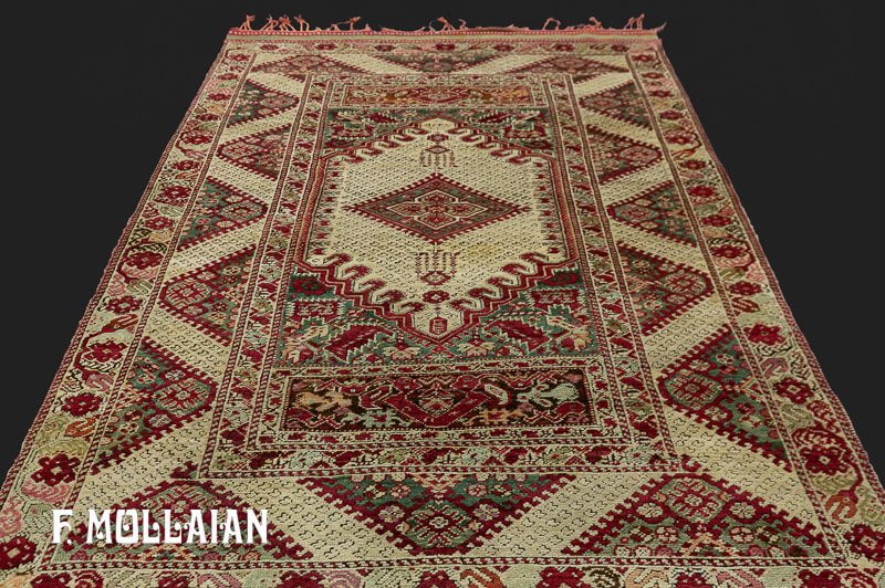 Antique Turkish Kiz Ghiordes Rug n°:60237592