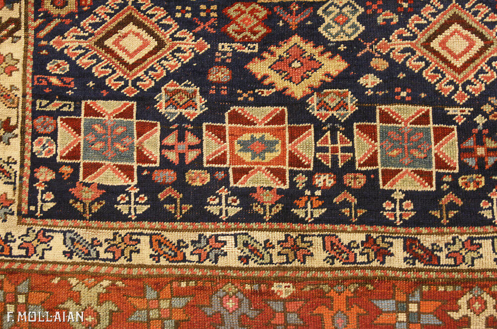 Tapis Couloir Caucasien Antique Karabakh (Qarabağ) n°:64435561