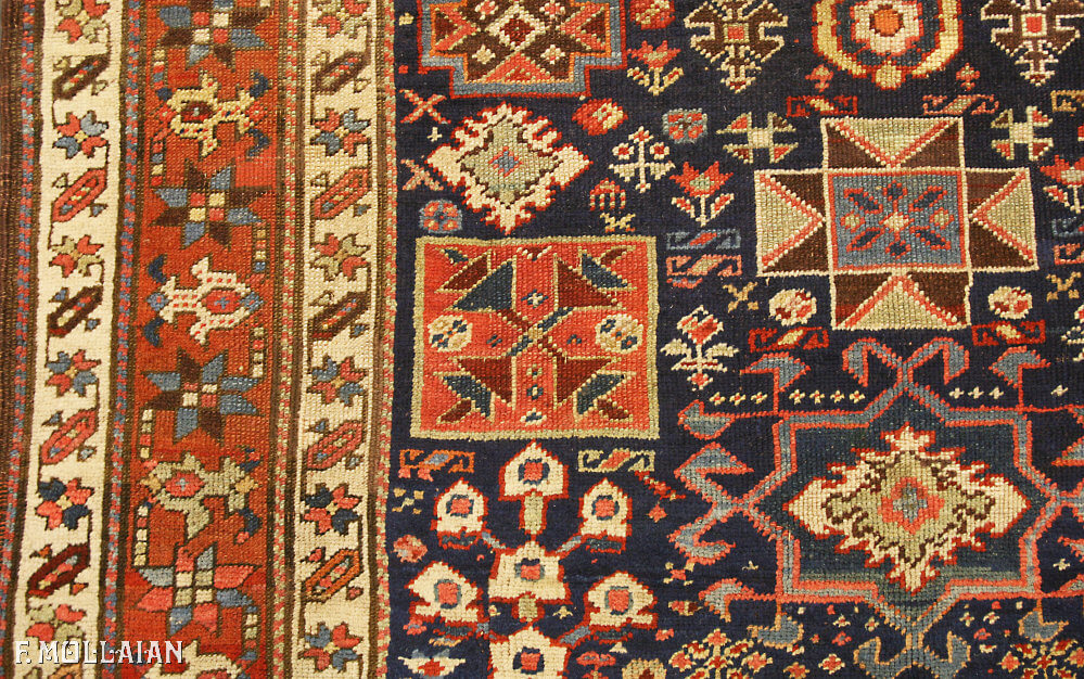 Tapis Couloir Caucasien Antique Karabakh (Qarabağ) n°:64435561