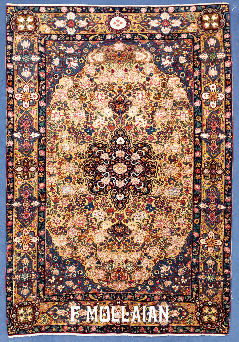 Tapis Tehran Partiellement en Soie n°:833041