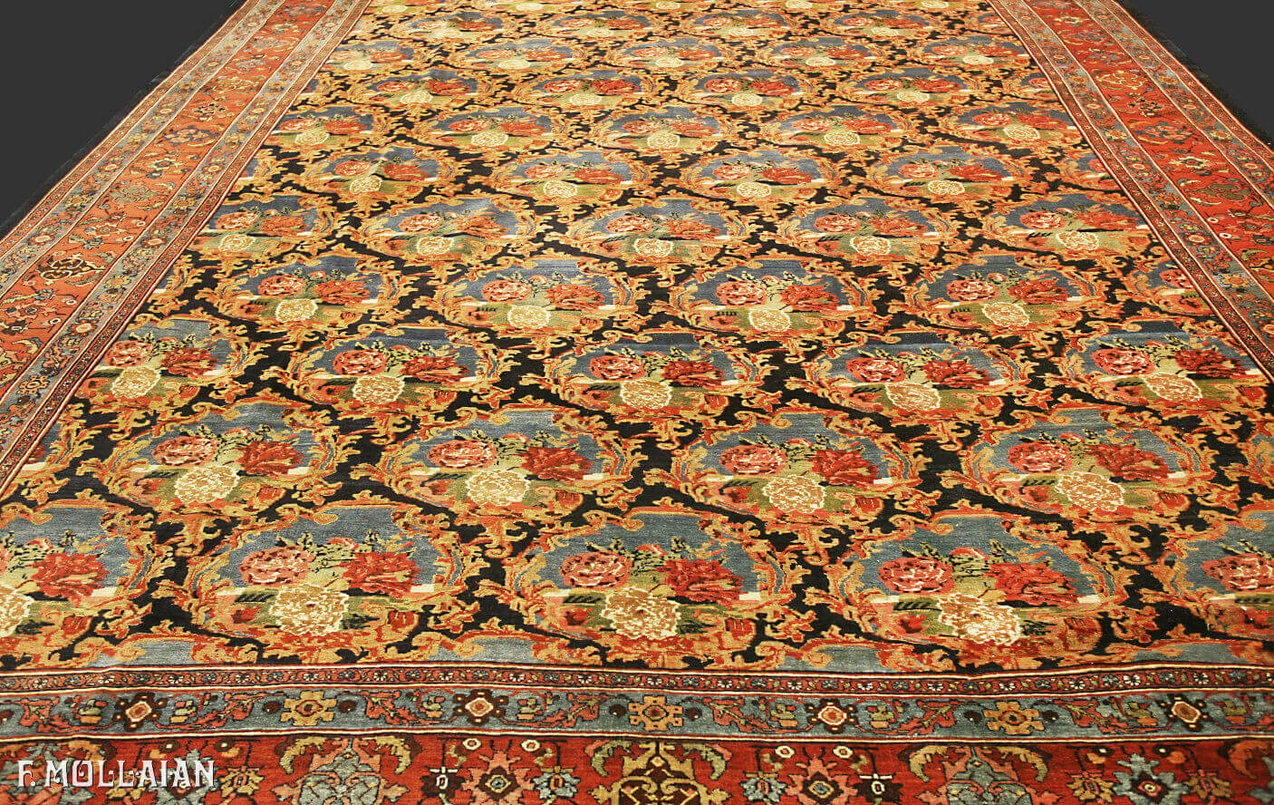 Very Large Antique Persian Bijar (Bidjar) Carpet n°:53610868