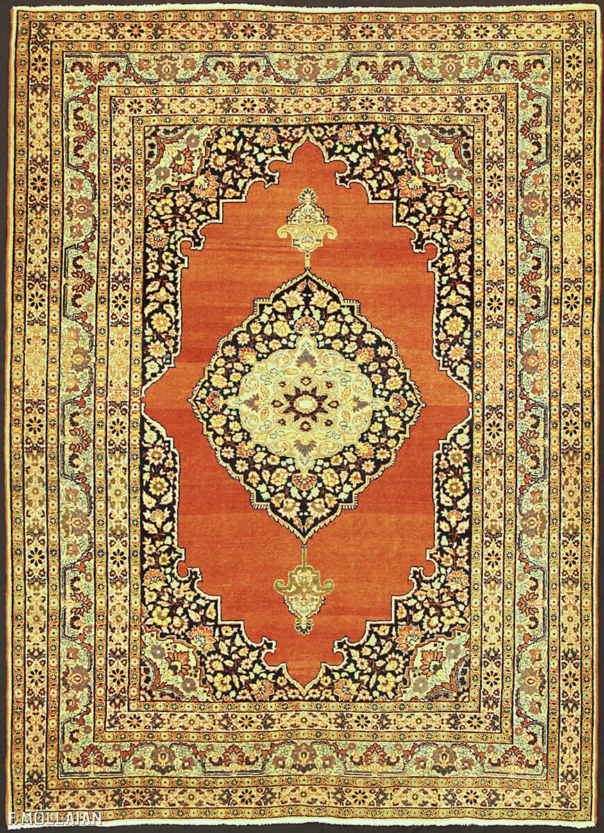 Antique Persian Tabriz Hadji Djalili Rug n°:55677682 - Mollaian Farzin ...